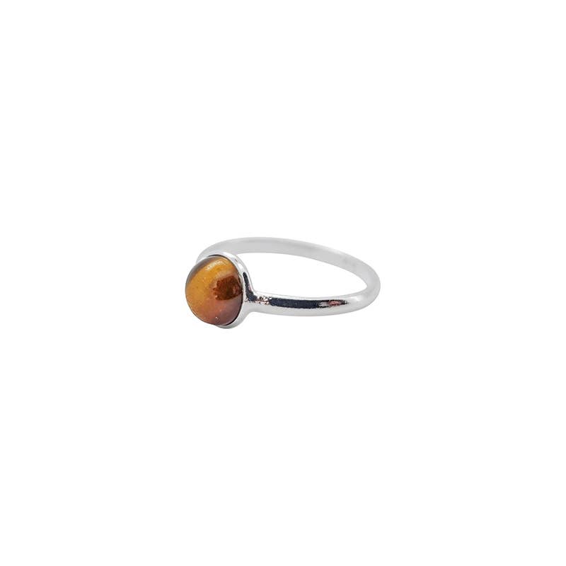 Tiger Eye Sterling Silver Ring