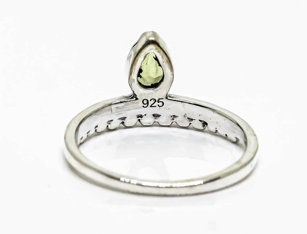 Peridot Ring Sterling Silver 925