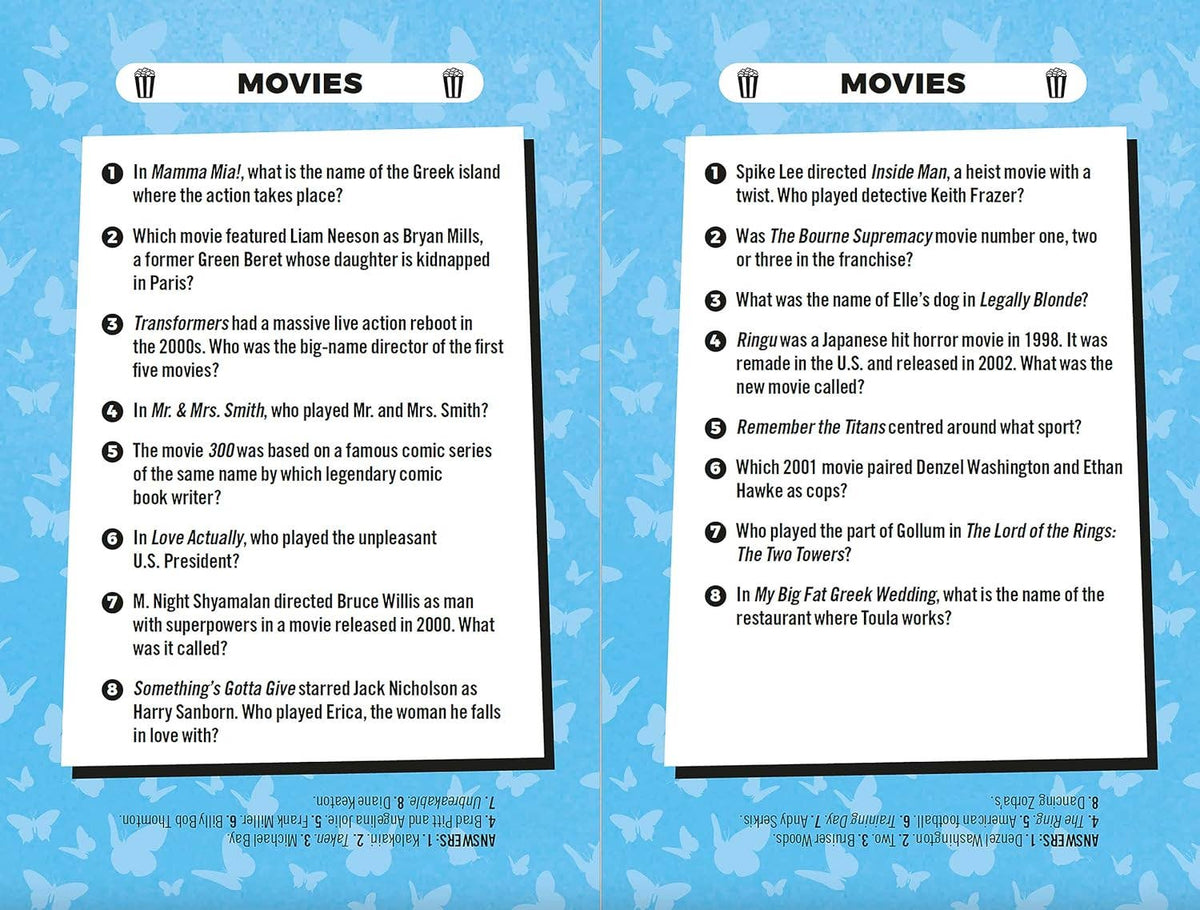 Best Of The 00s: The Trivia Game