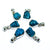 Apatite Freeform Sterling Silver Pendant