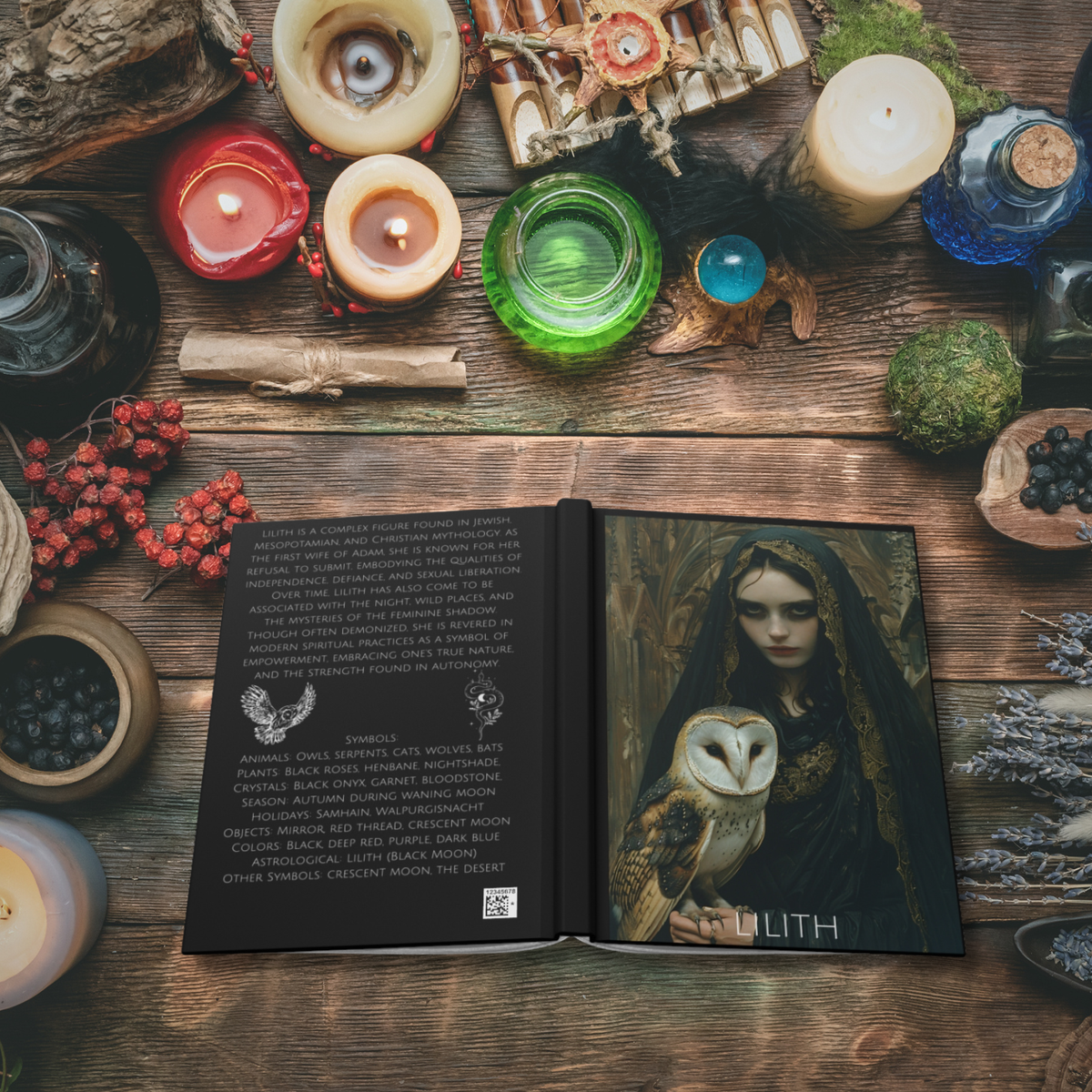 Lilith Goddess Hardcover Journal