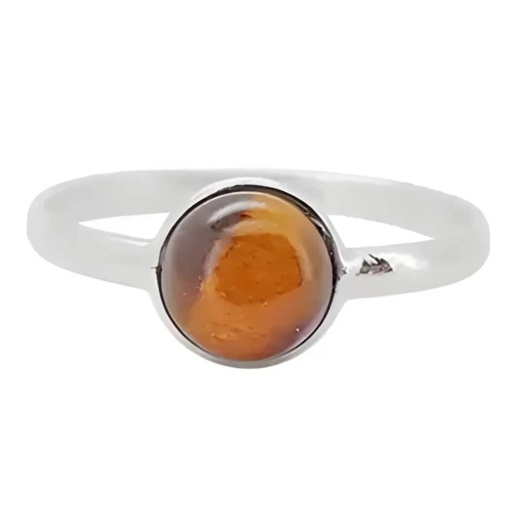 Tiger Eye Sterling Silver Ring