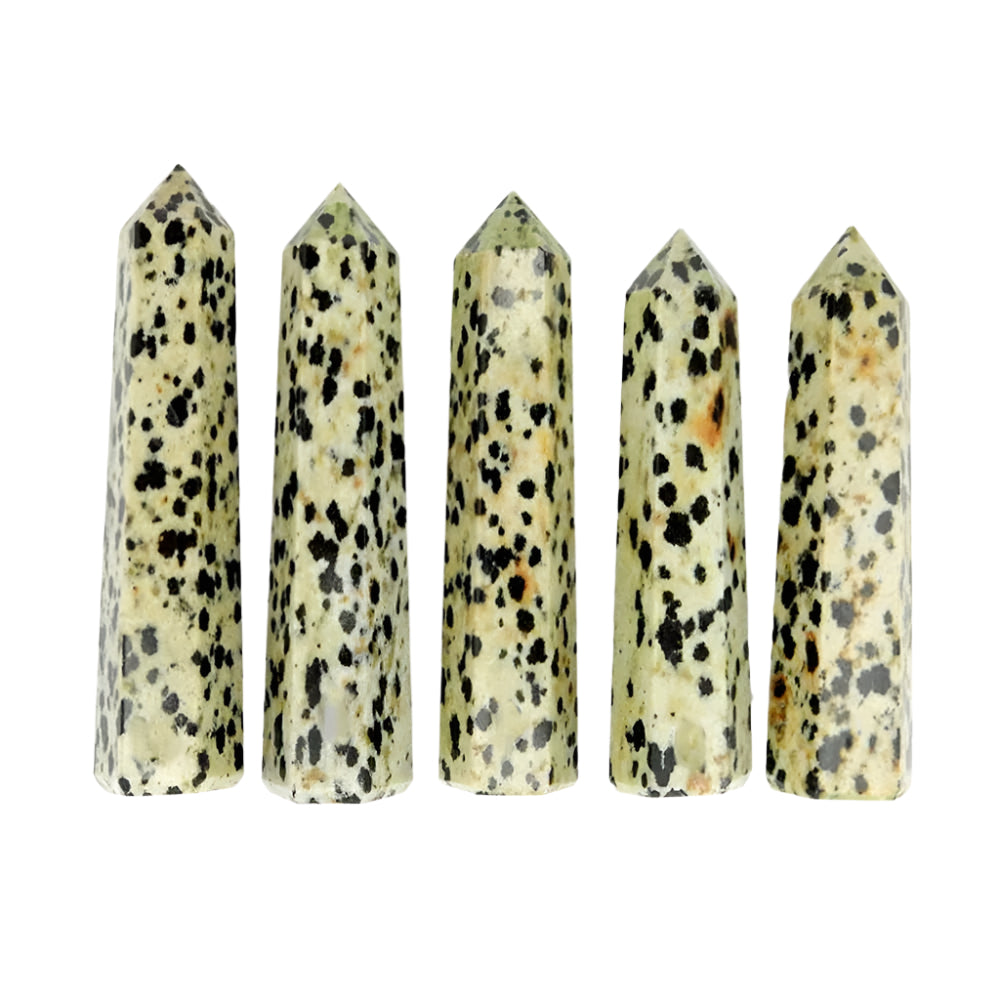 Crystal Tower Dalmatian Jasper