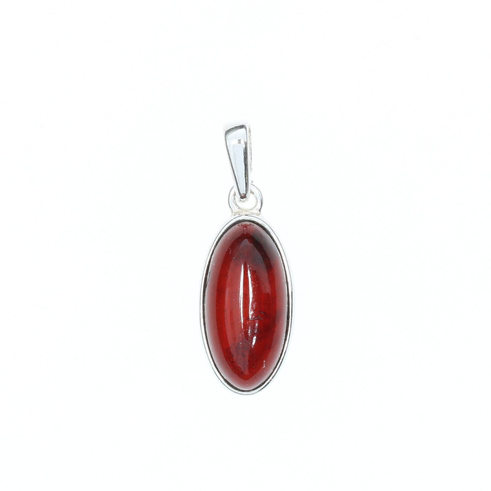 Baltic Amber Sterling Silver Pendant