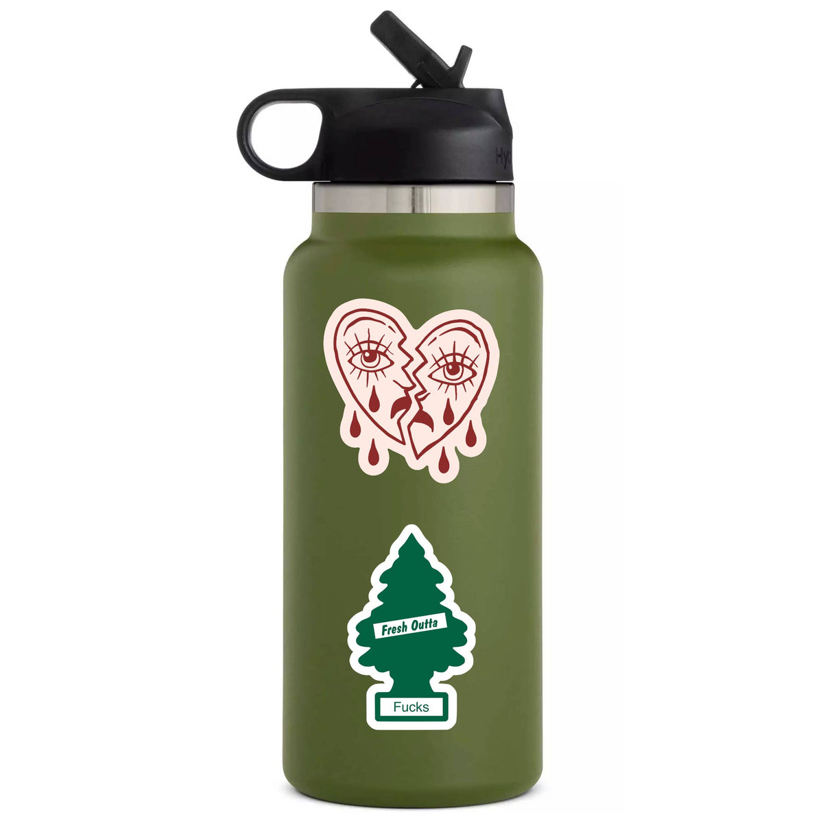 Fresh Outta Fucks Tree Swear High QualityVinyl Sticker