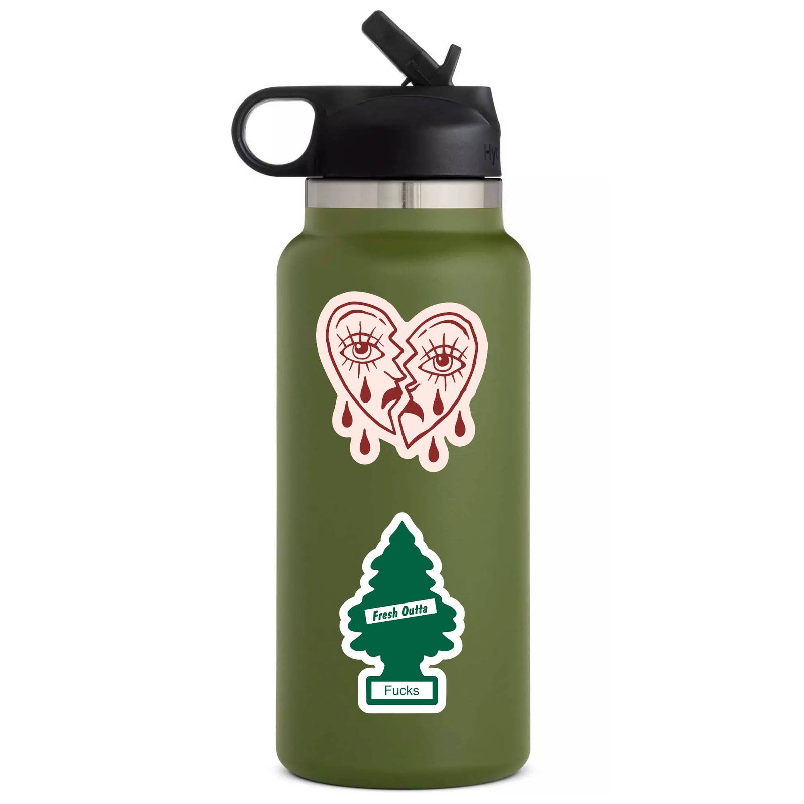 Fresh Outta Fucks Tree Swear High QualityVinyl Sticker