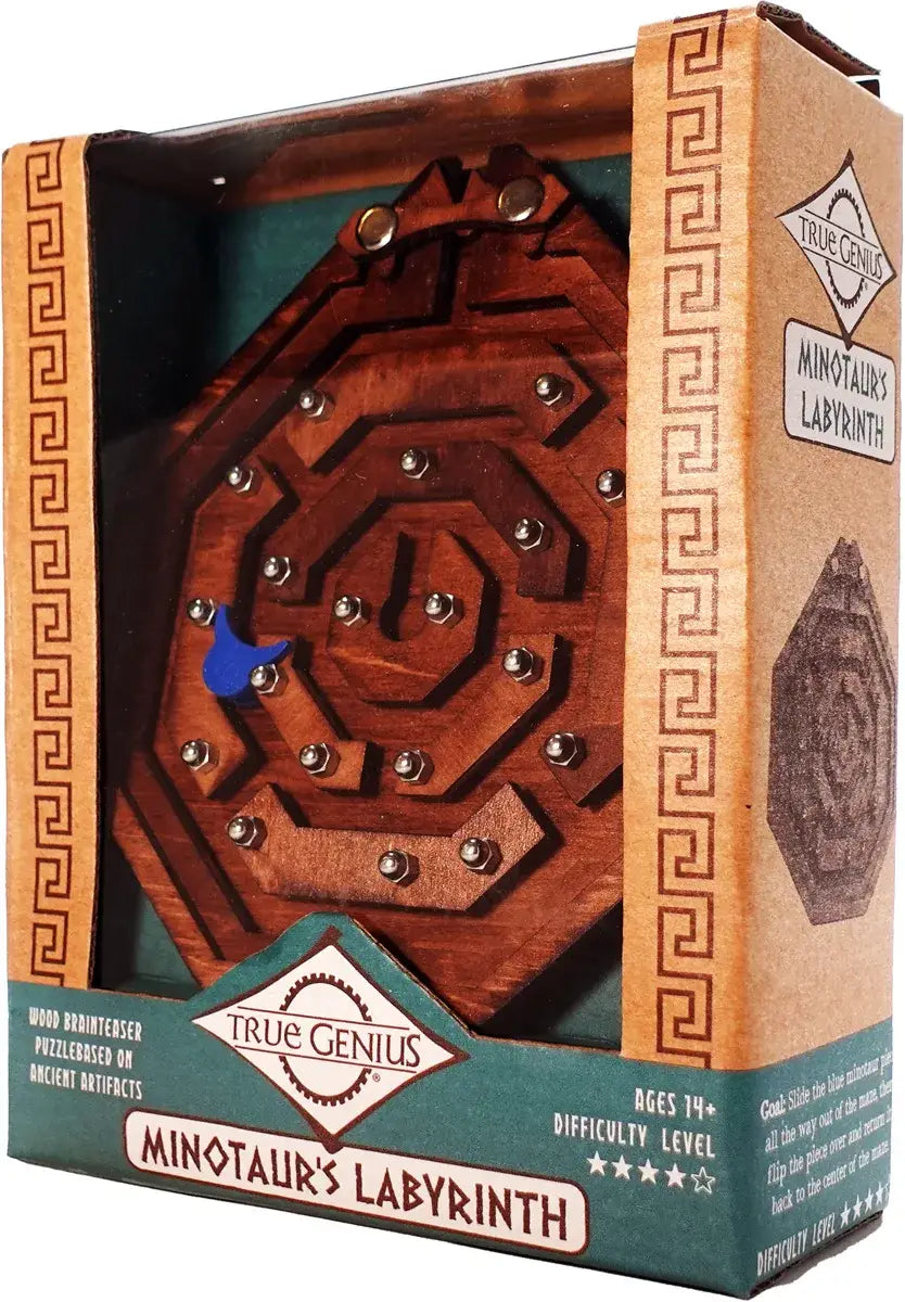 Minotaur's Labyrinth Wooden Brainteaser Puzzle