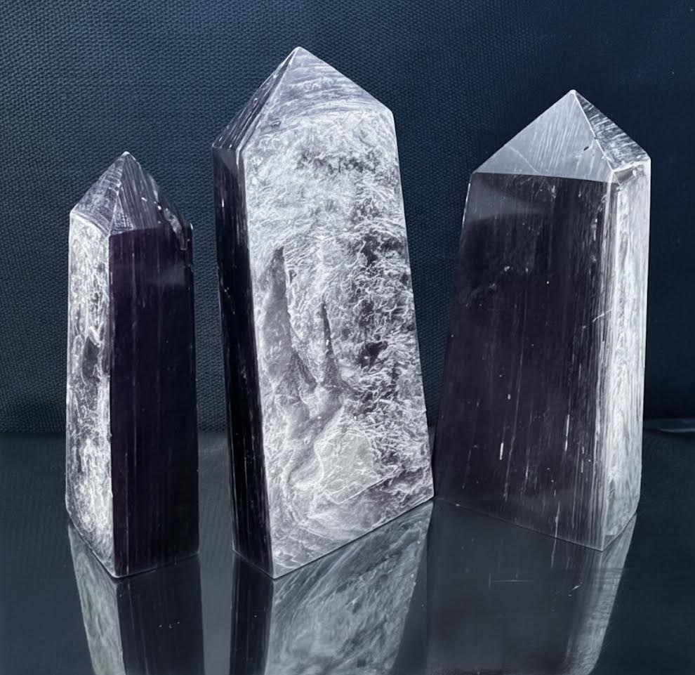 Lepidolite Mica Wafer Thin Tower