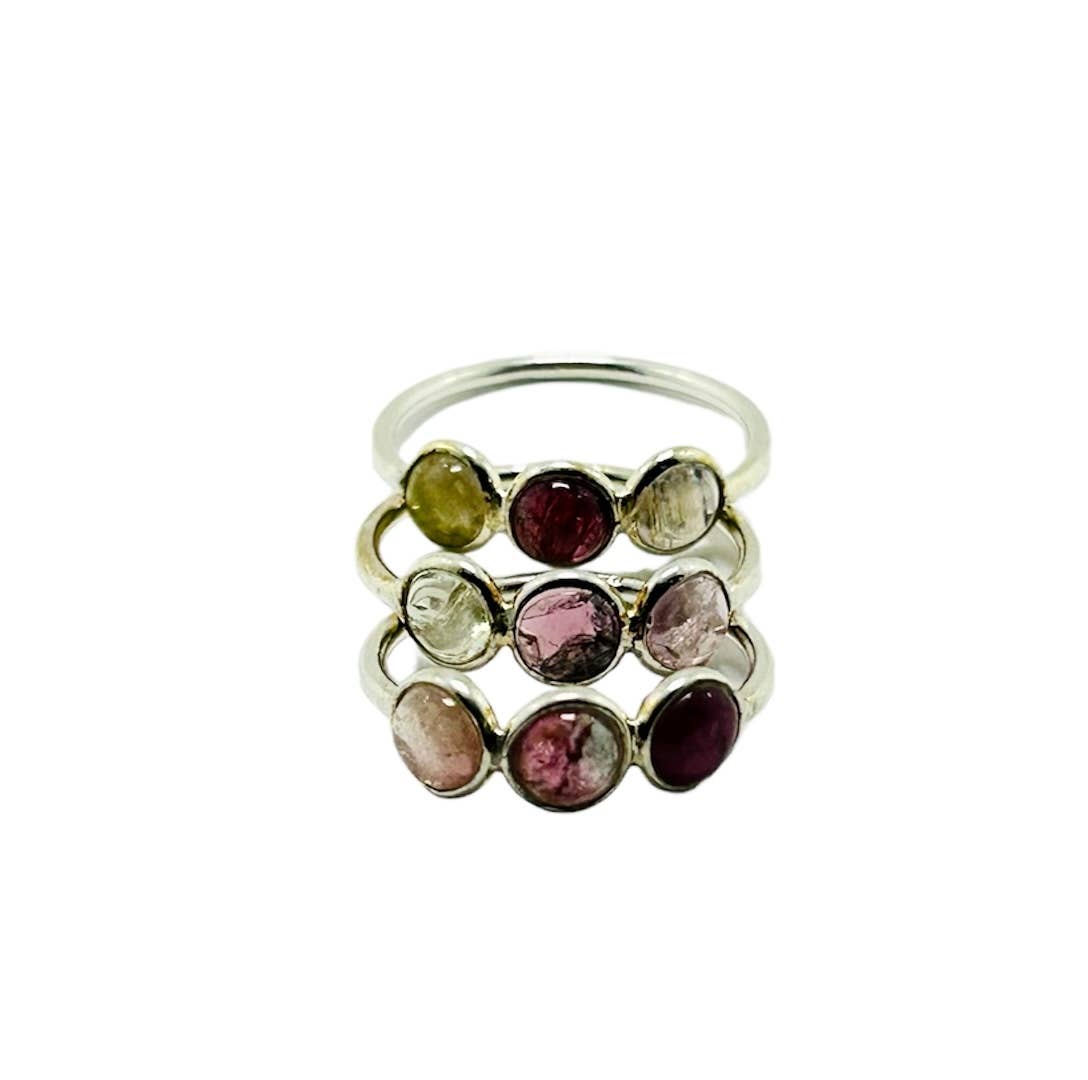 Tourmaline Ring Sterling Silver 925