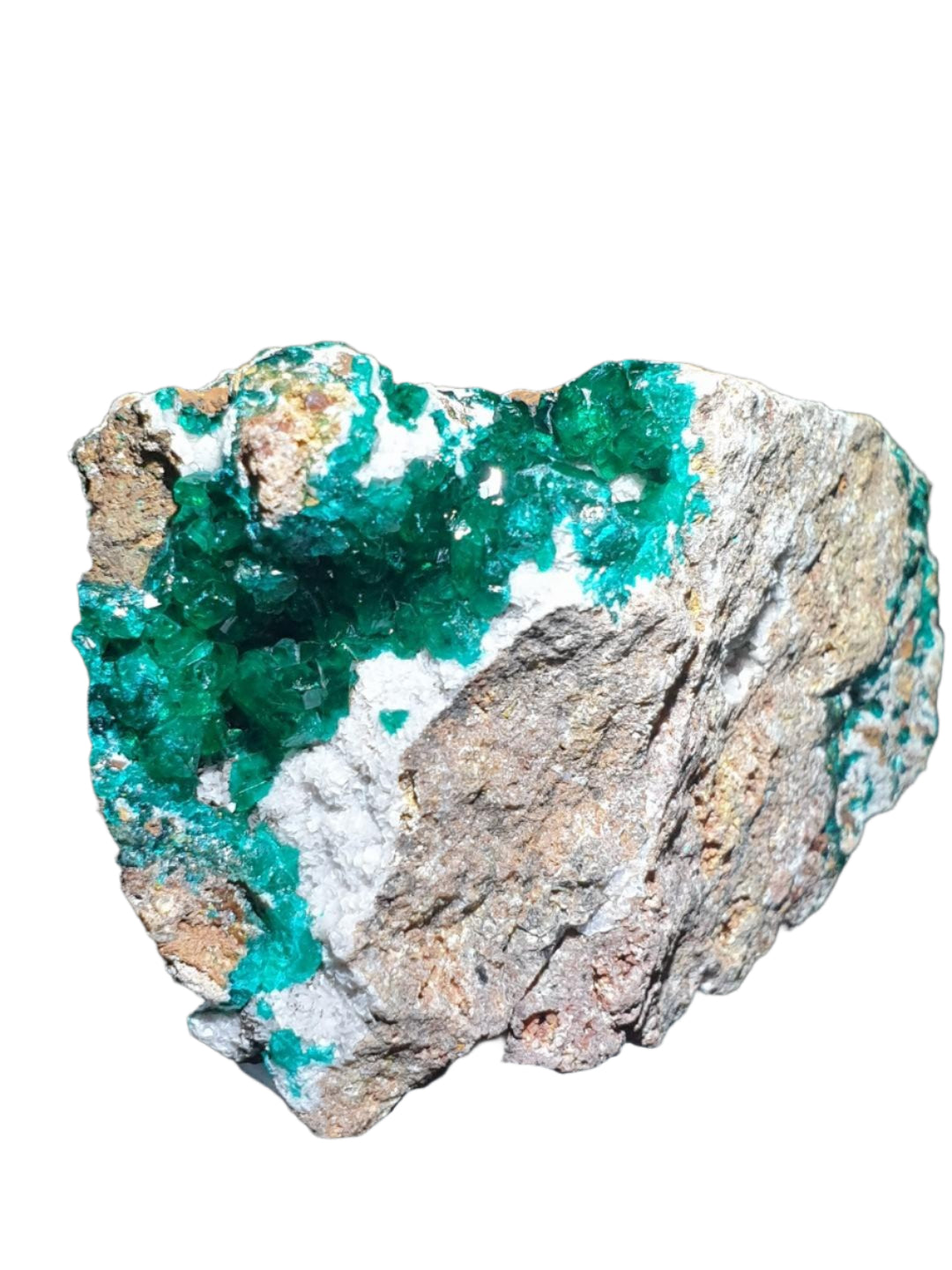 Dioptase on Matrix