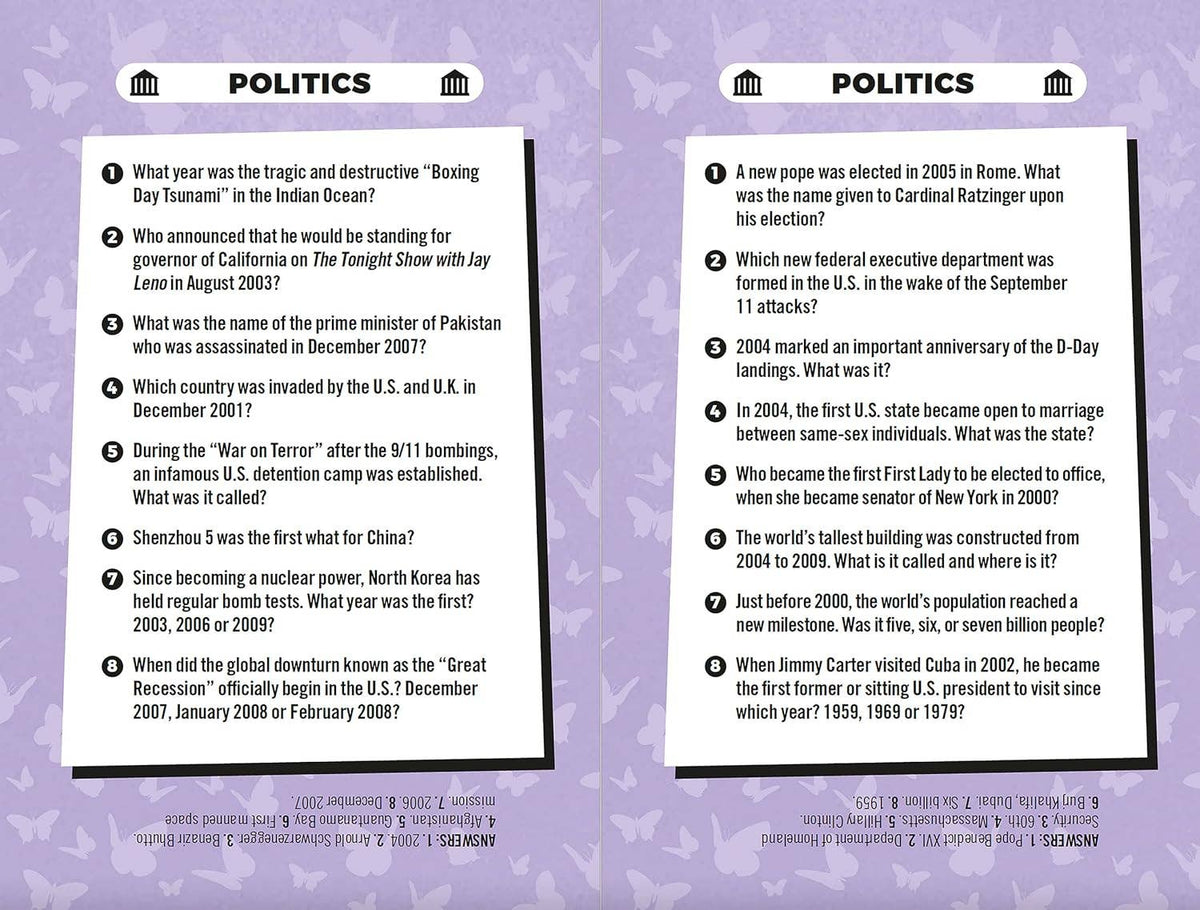 Best Of The 00s: The Trivia Game