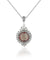 Sterling Silver Filigree Art Alexandrite Gemstone Pendant