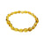 Citrine Amber Beaded Stretch Bracelet