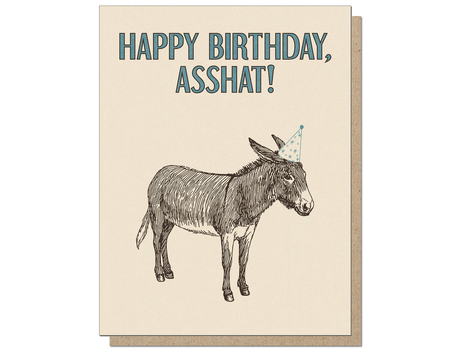 Happy Birthday Asshat Card