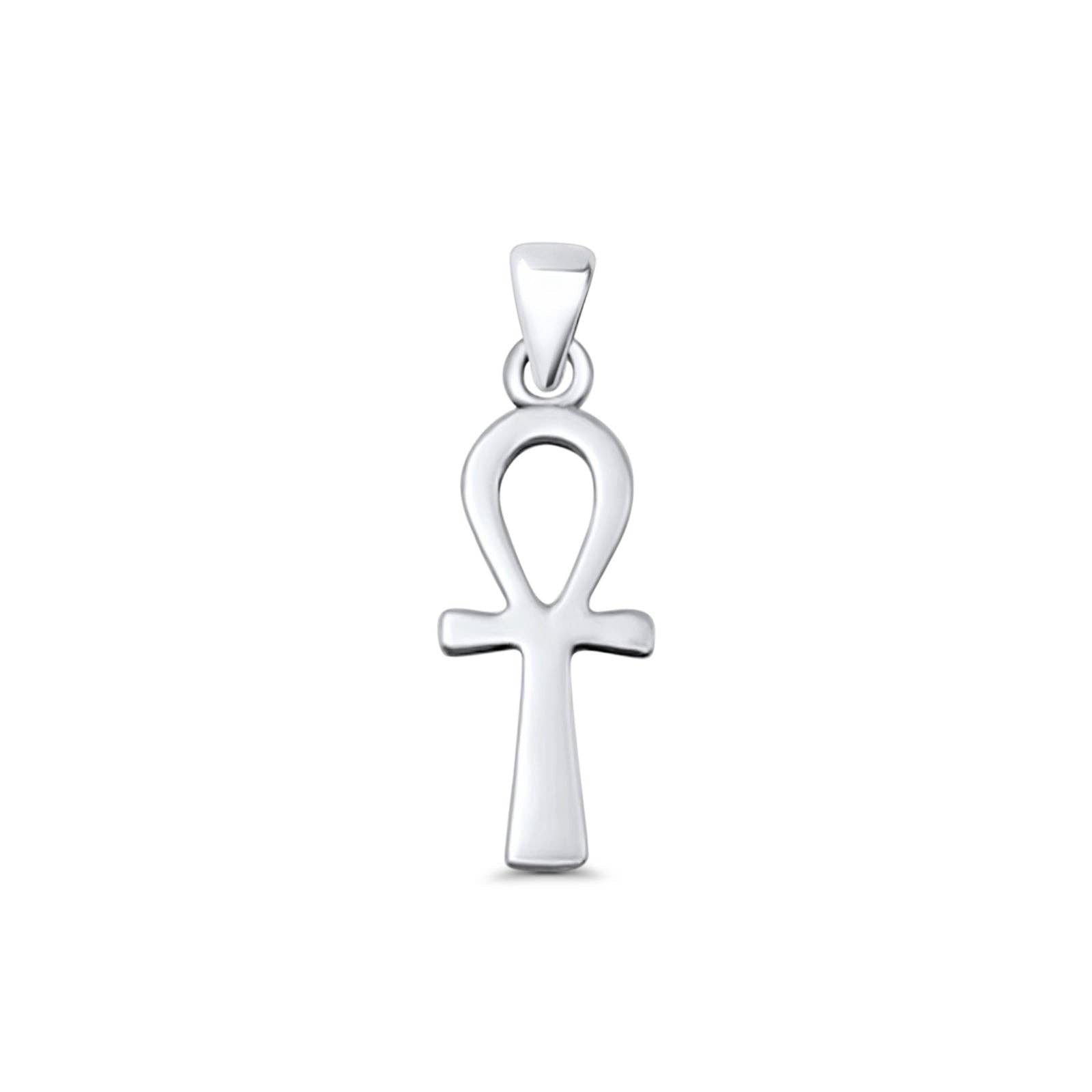 Ankh Pendant Oxidized