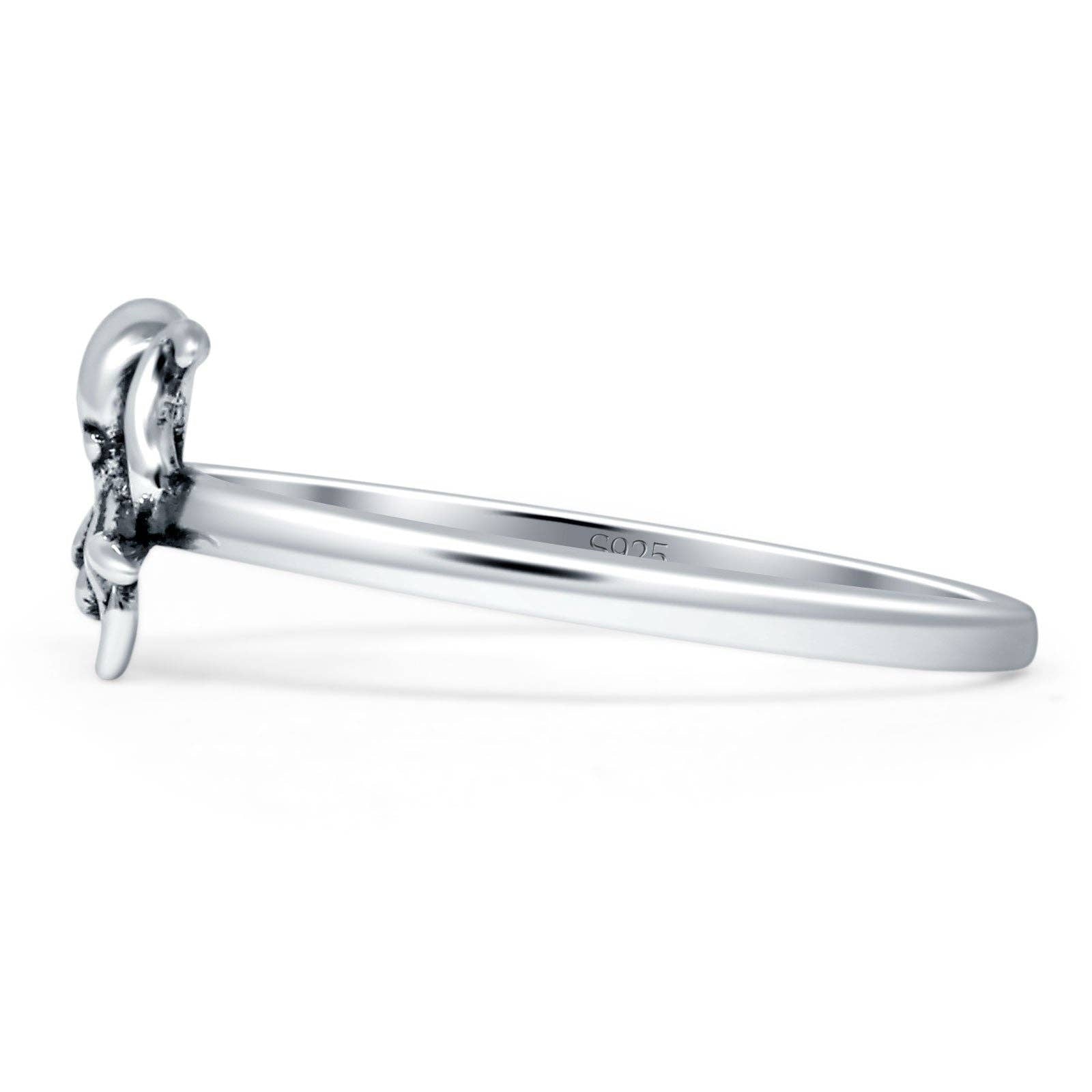 Vintage Style Sterling Silver Octopus Ring