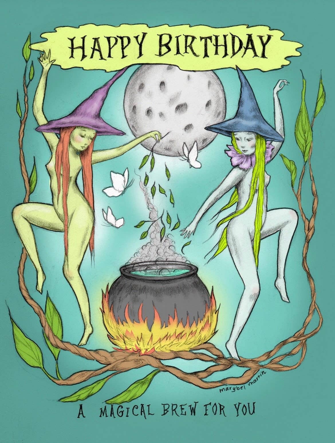 A Magical Brew For You - Happy Birthday - Greeting Card