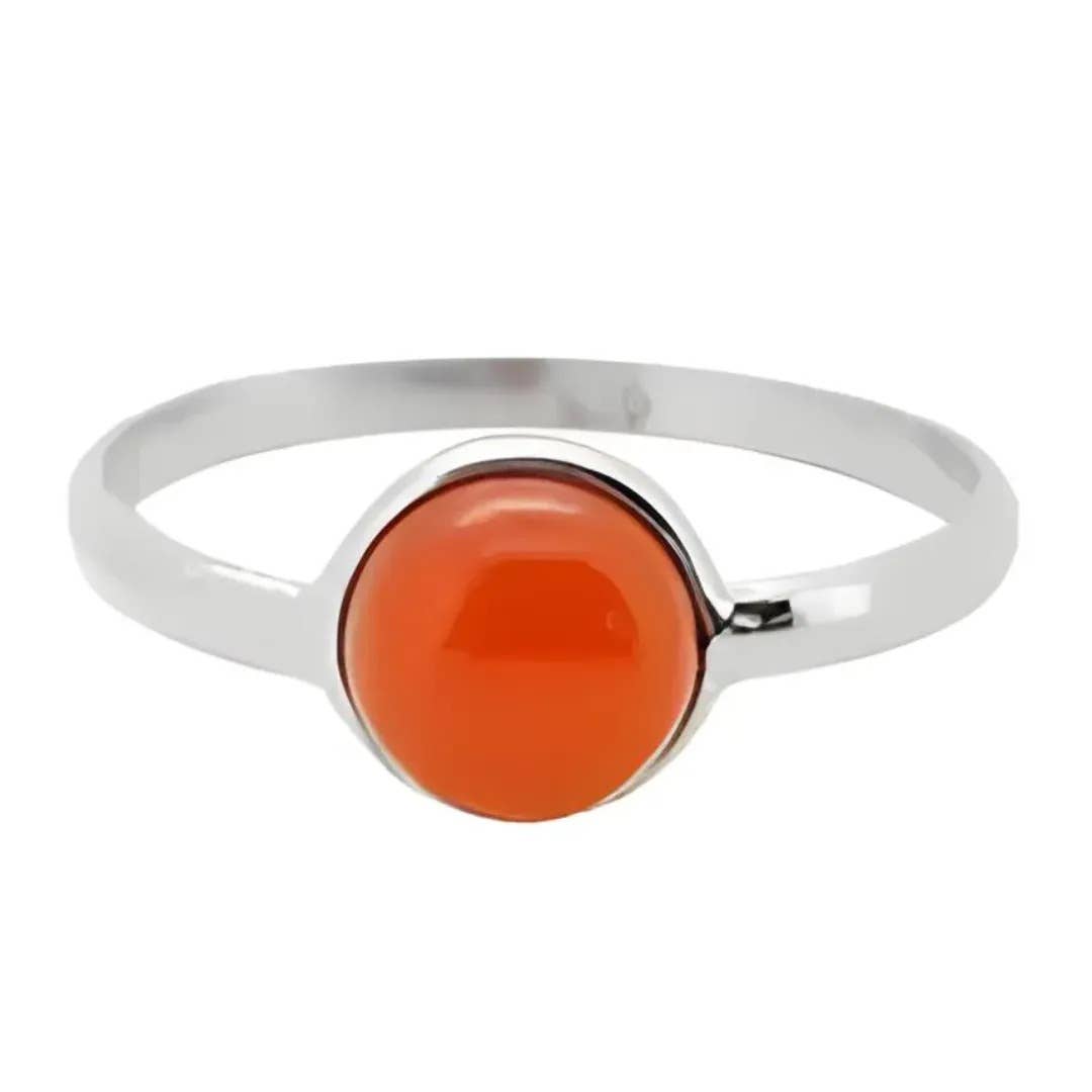 Red Onyx Sterling Silver Ring