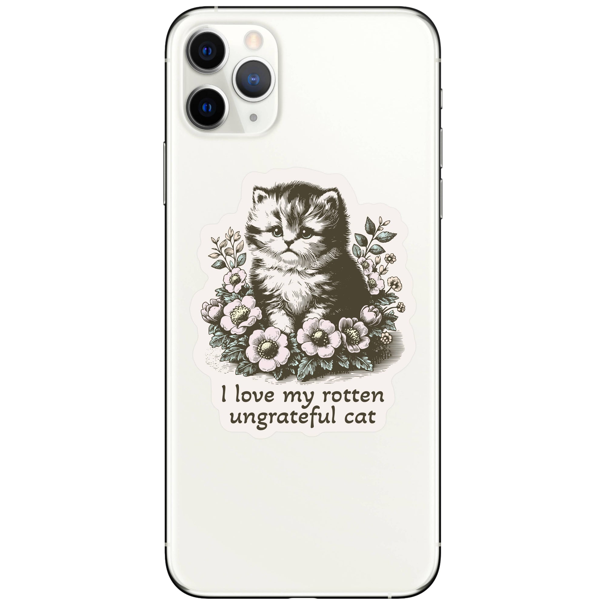 Rotten Kitty Cat High Quality Vinyl Sticker