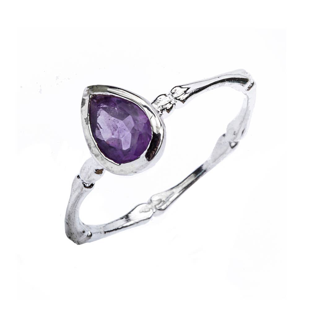 Grazia Amethyst Sterling Ring
