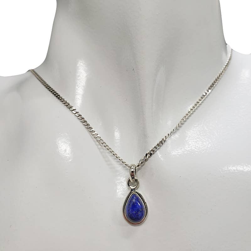 Lapis Sterling Silver Pendant