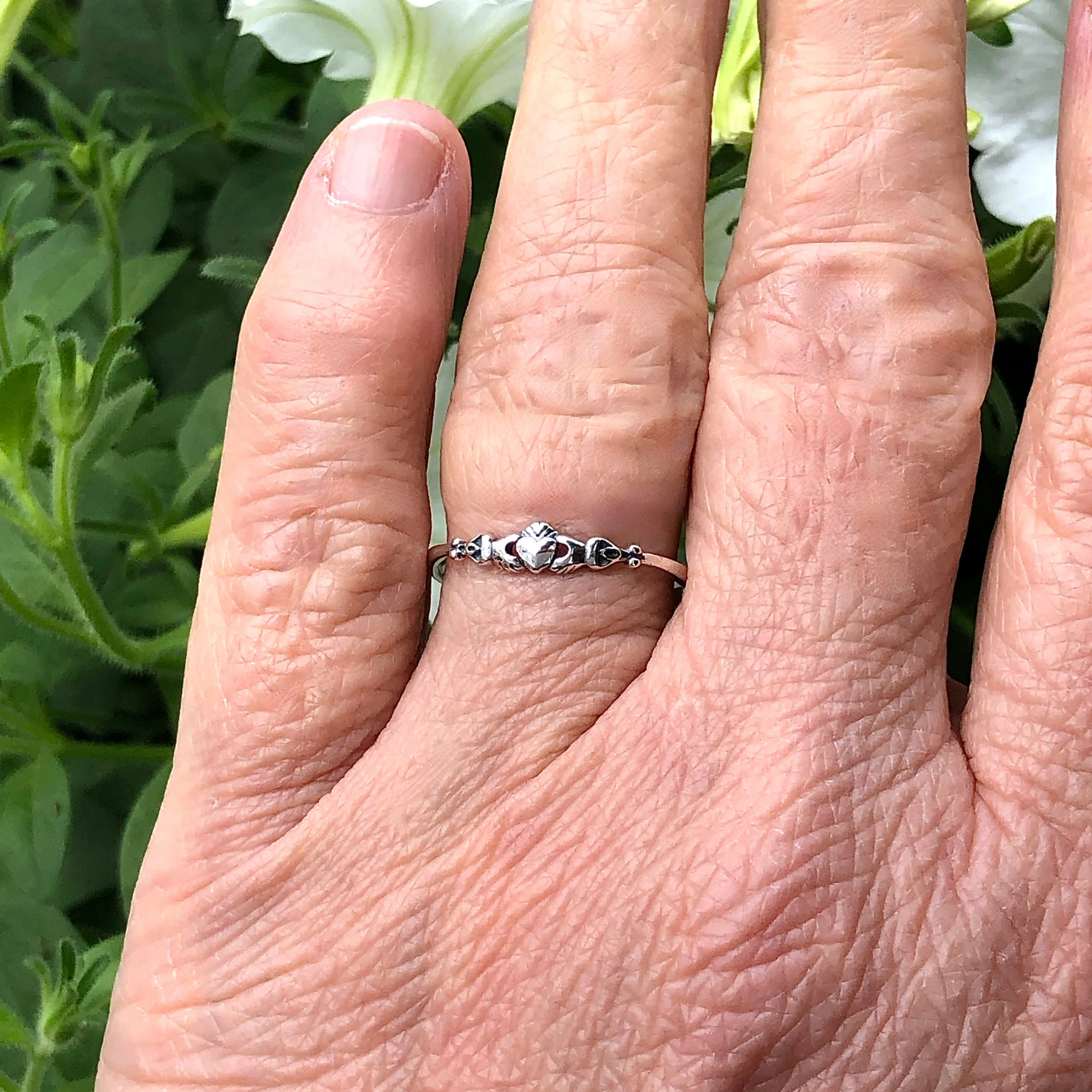 Tiny Claddagh Ring