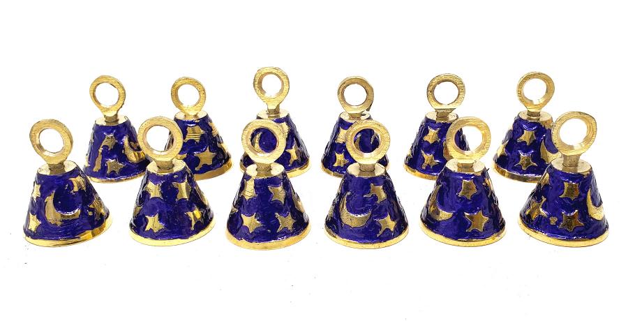 1" Purple Celestial Brass Bell