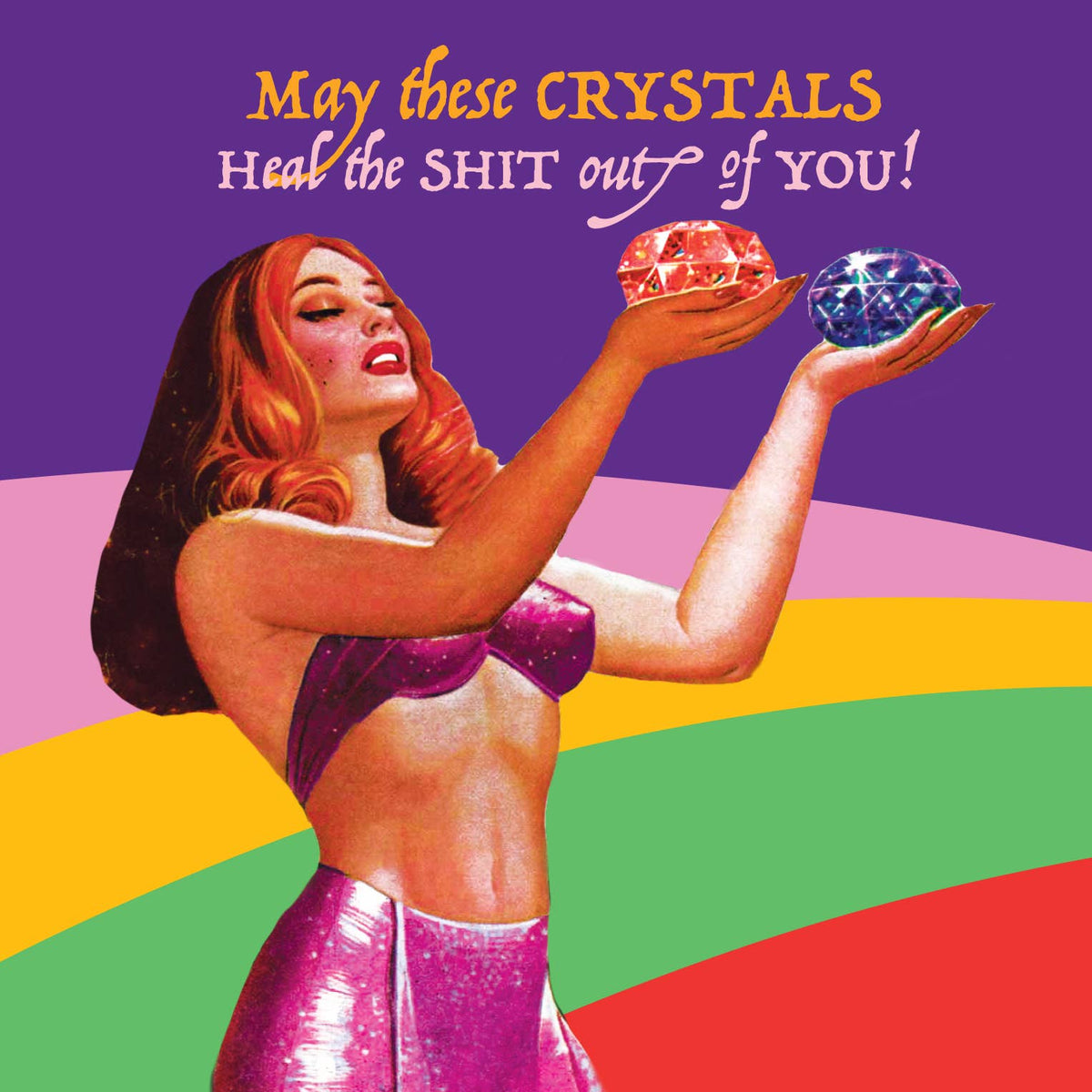 CRYSTAL HEAL birthday card