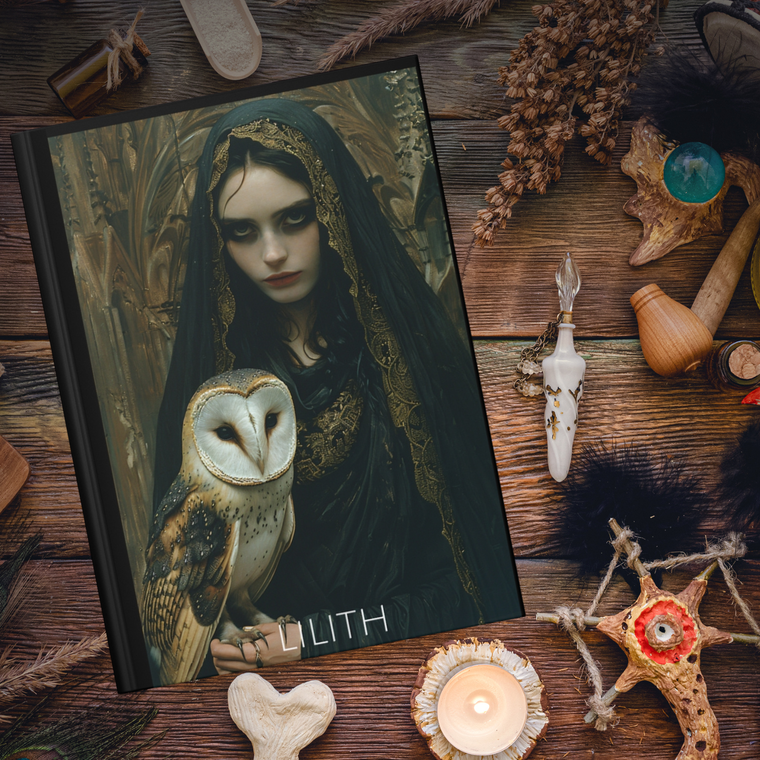 Lilith Goddess Hardcover Journal