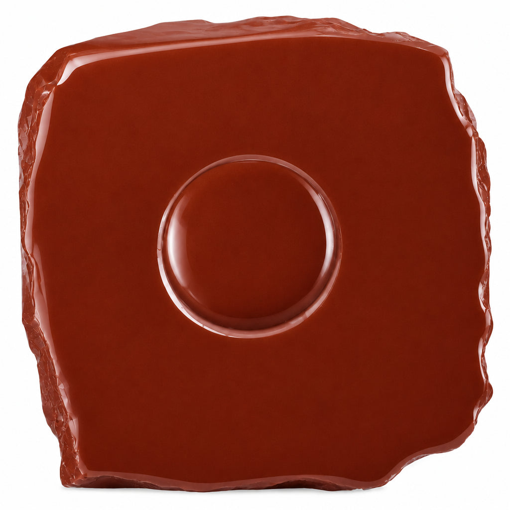 Red Jasper Candle holder with Smooth Top