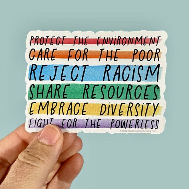 How to be liberal sticker