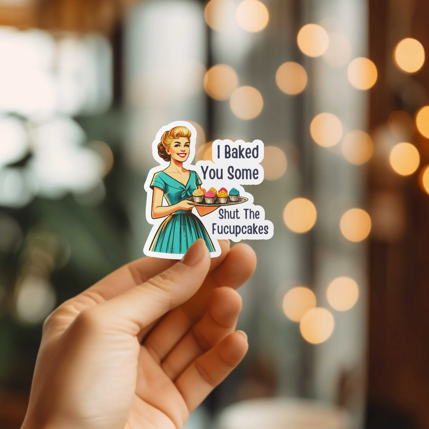 STFU: Cupcakes Sticker