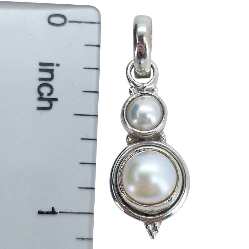 Pearl Sterling Silver Pendant