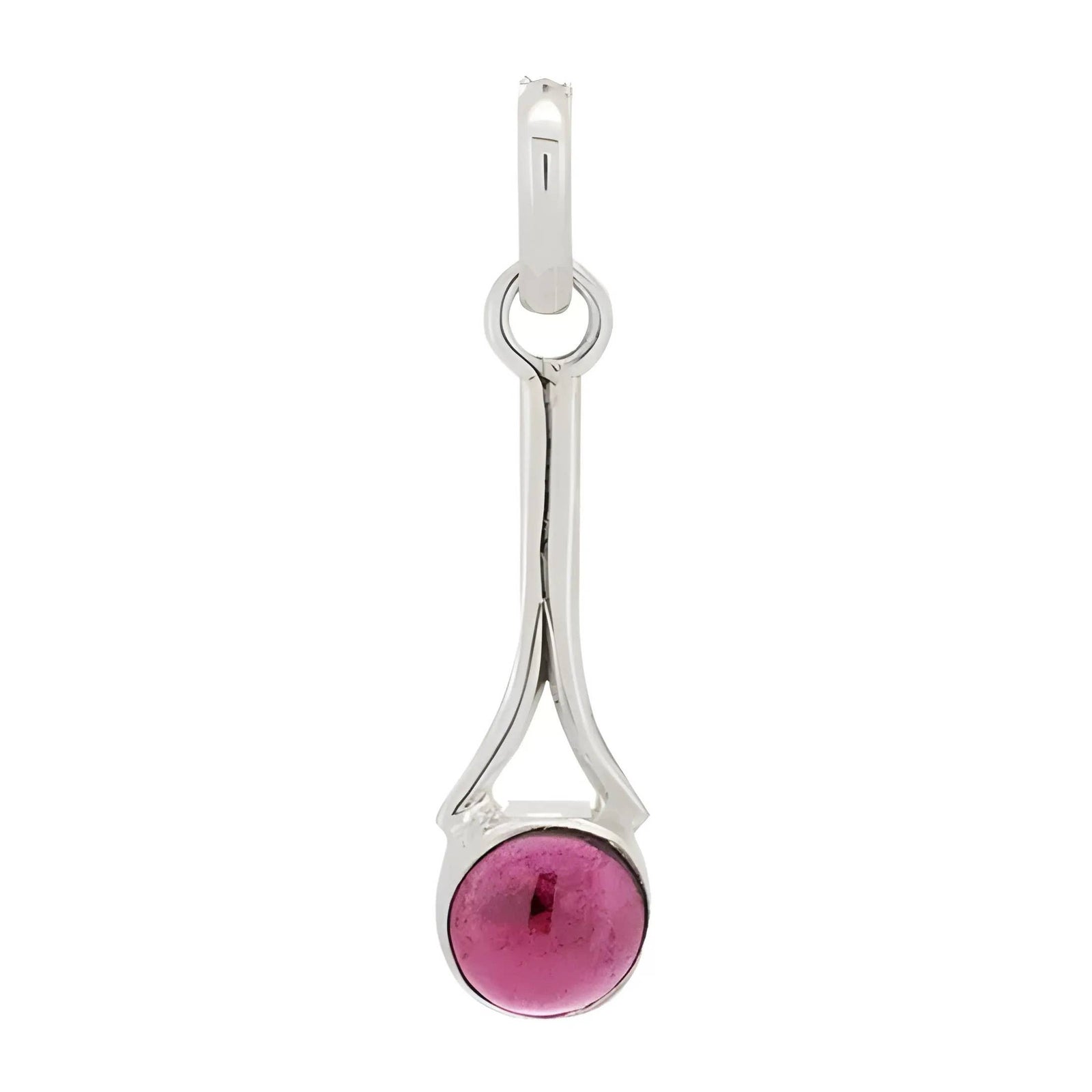 Garnet Sterling Silver Pendant