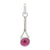 Garnet Sterling Silver Pendant