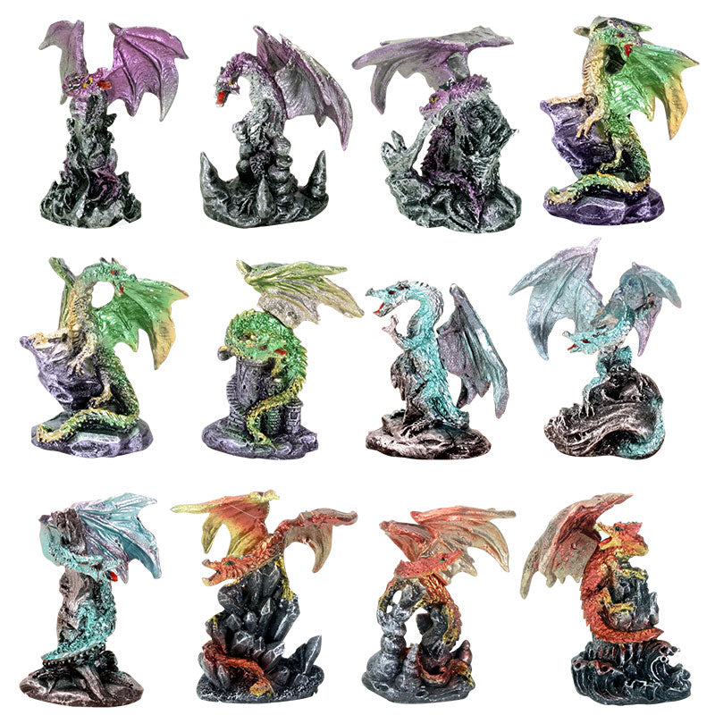 Mini Fantasy Dragon Statue