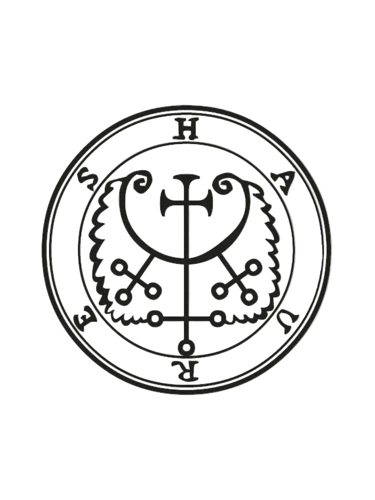Sigil of Haures Stainless Steel Necklace