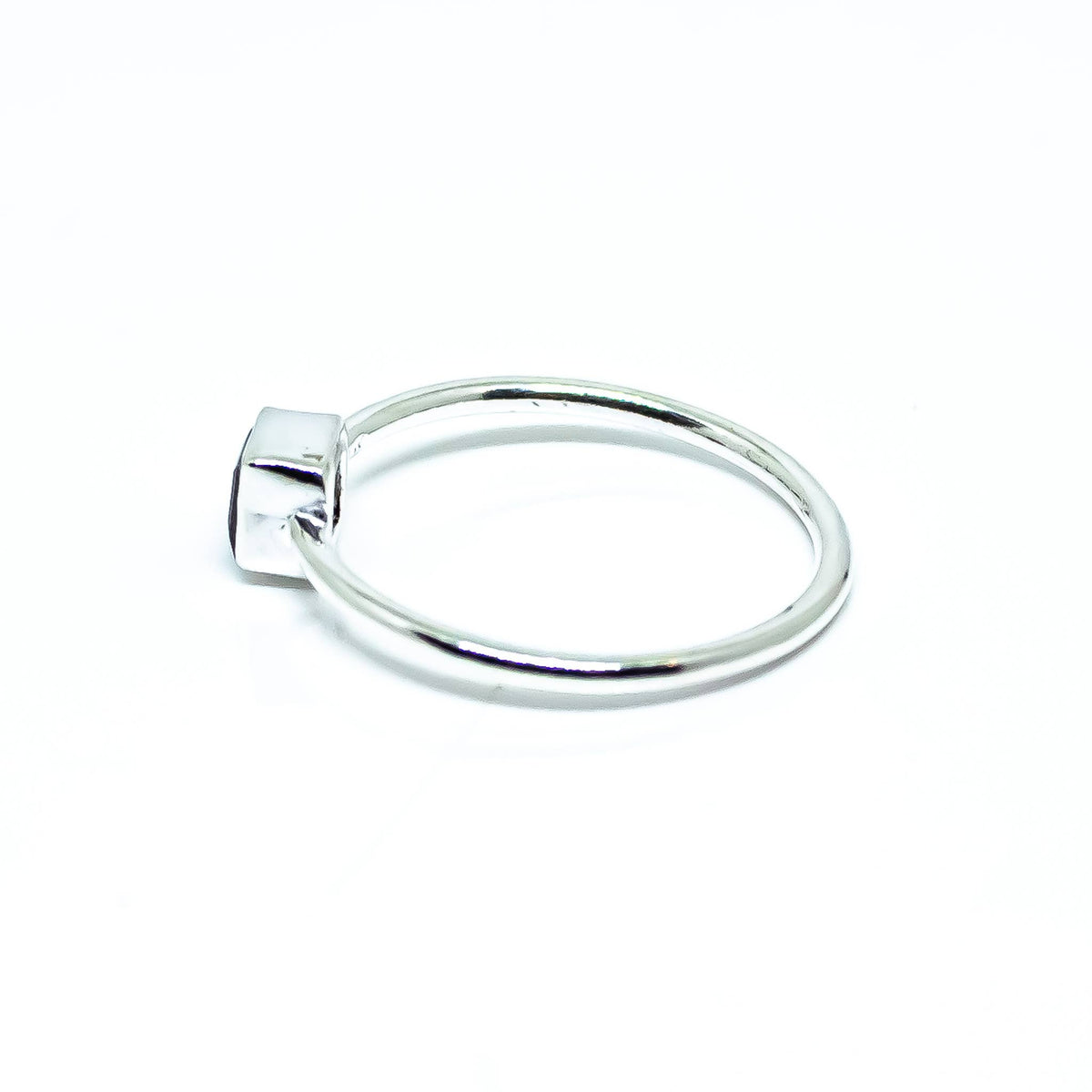 Garnet Sterling Silver Ring 925