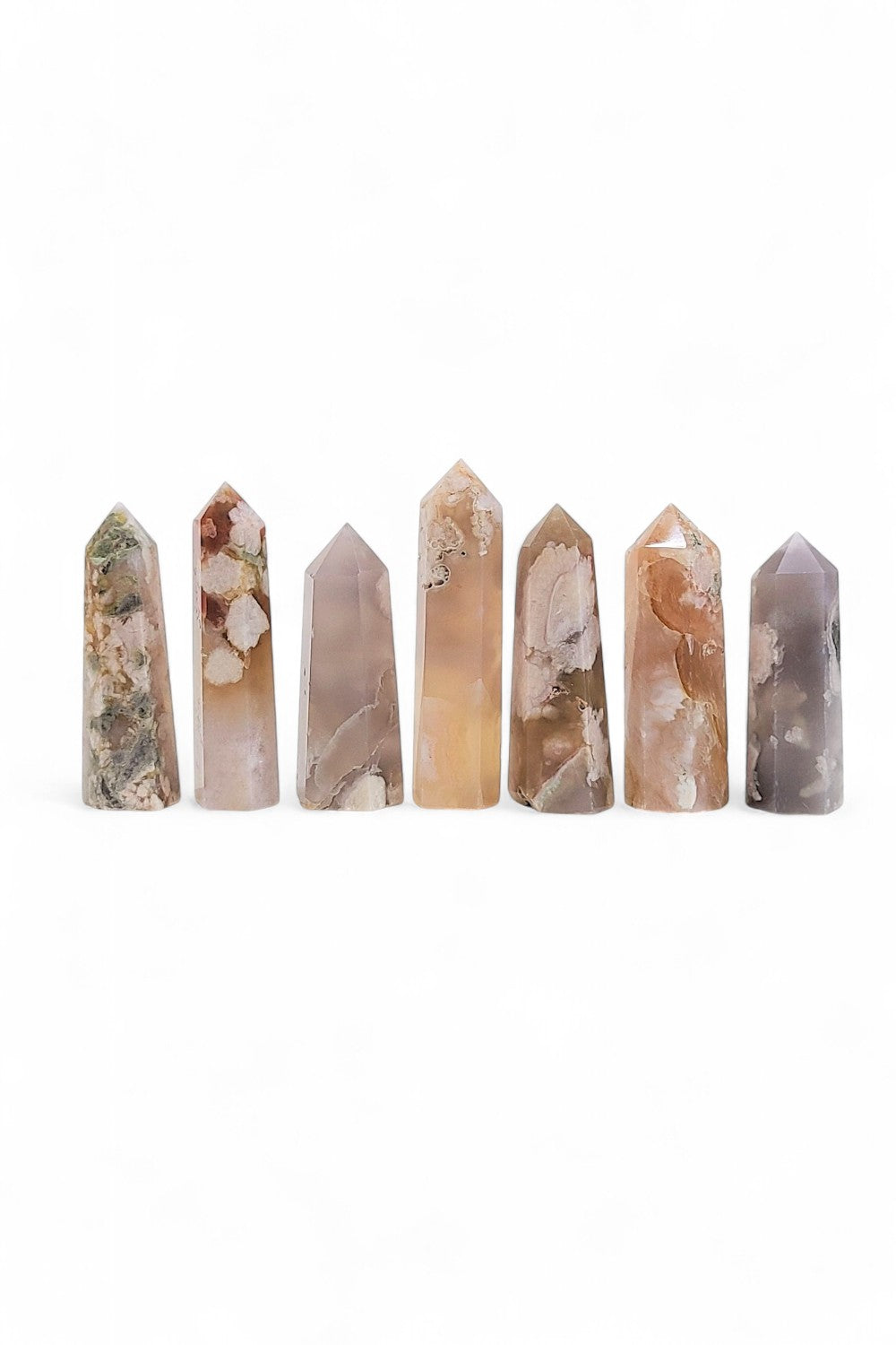 Crystal Tower Flower Agate