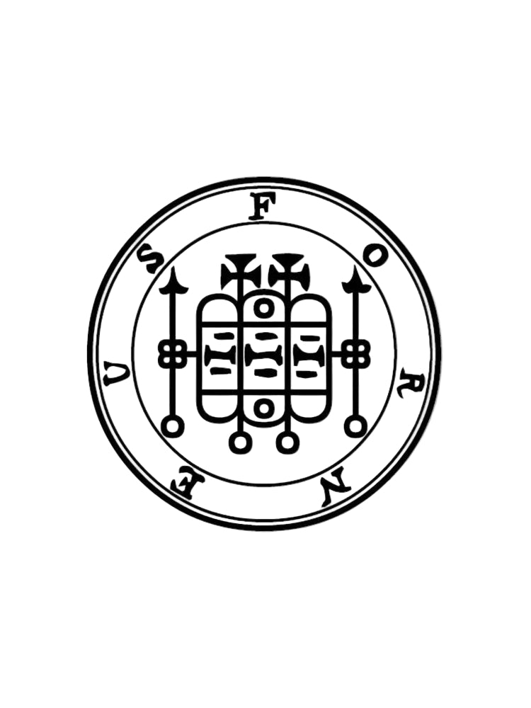 Sigil of Forneus Stainless Steel Necklace