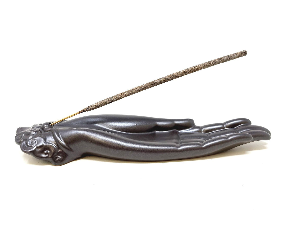 Ceramic Buddha Hand Incense Holder