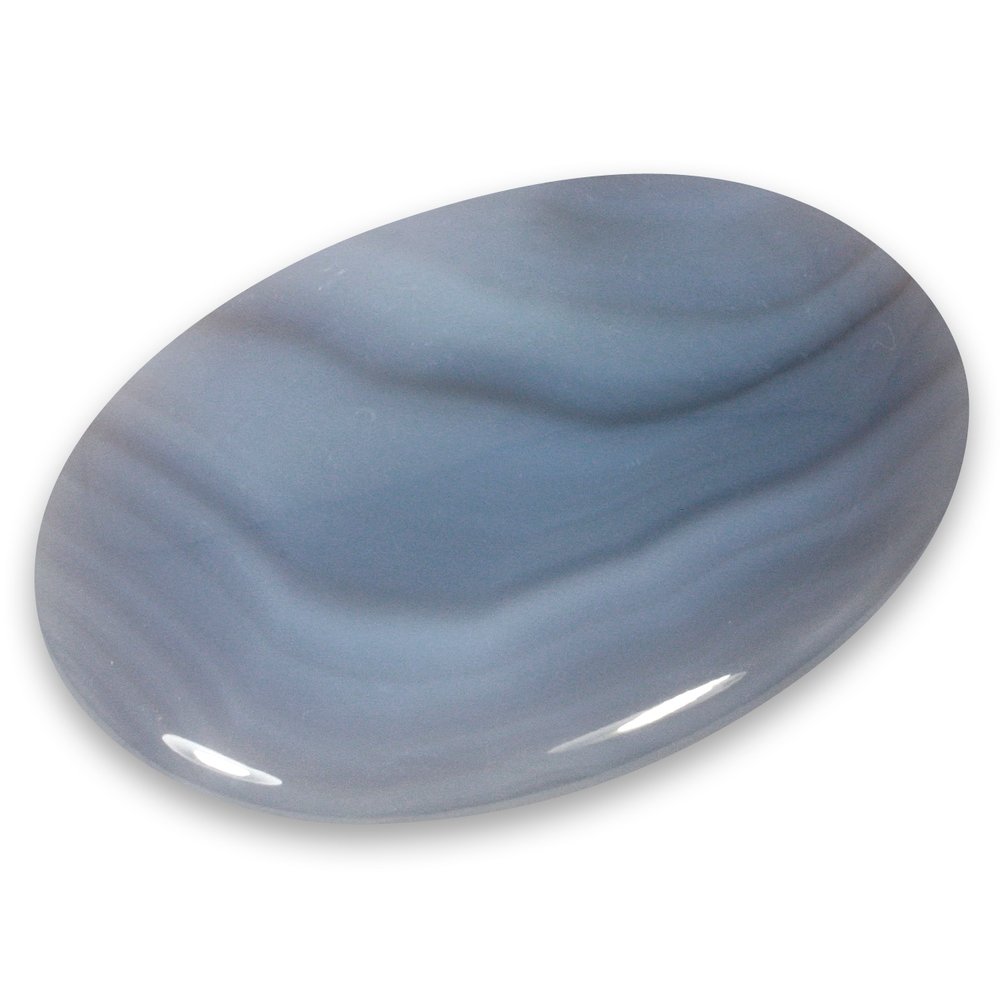 Banded Agate Palm Stone