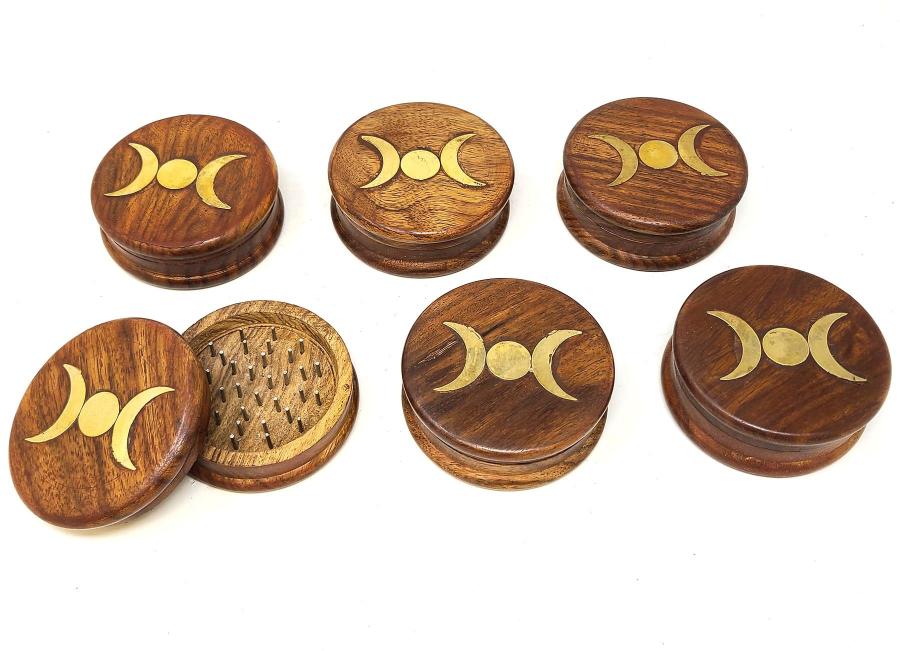 Herb Grinder Triple Moon