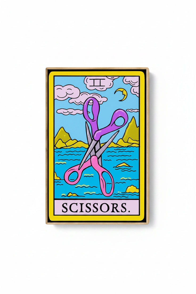 Scissors Enamel Pin