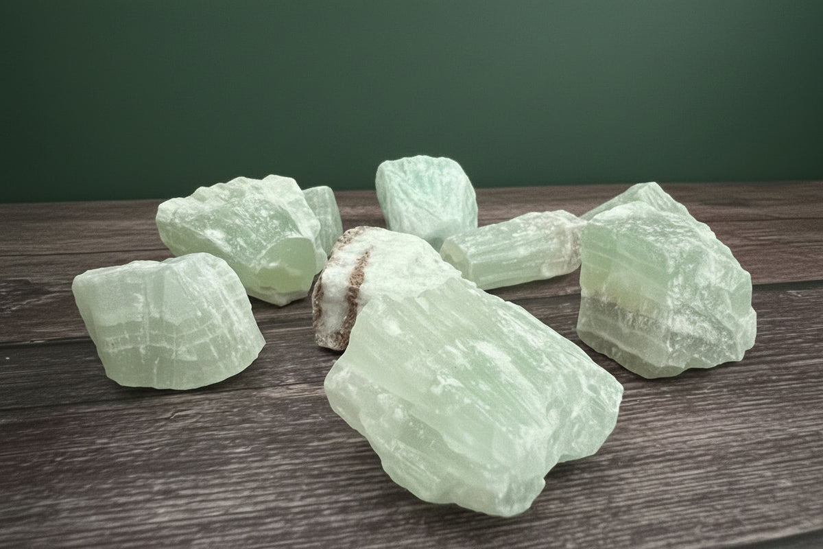 Green Calcite Rough