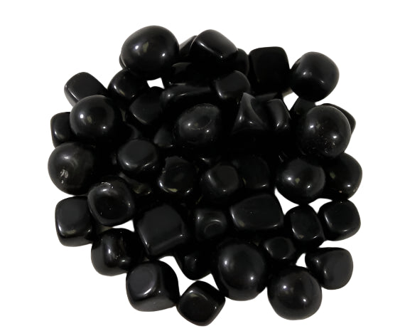 Obsidian Black Tumbled