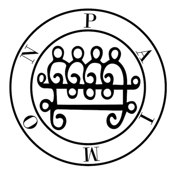 Sigil of Paimon Stainless Steel Necklace