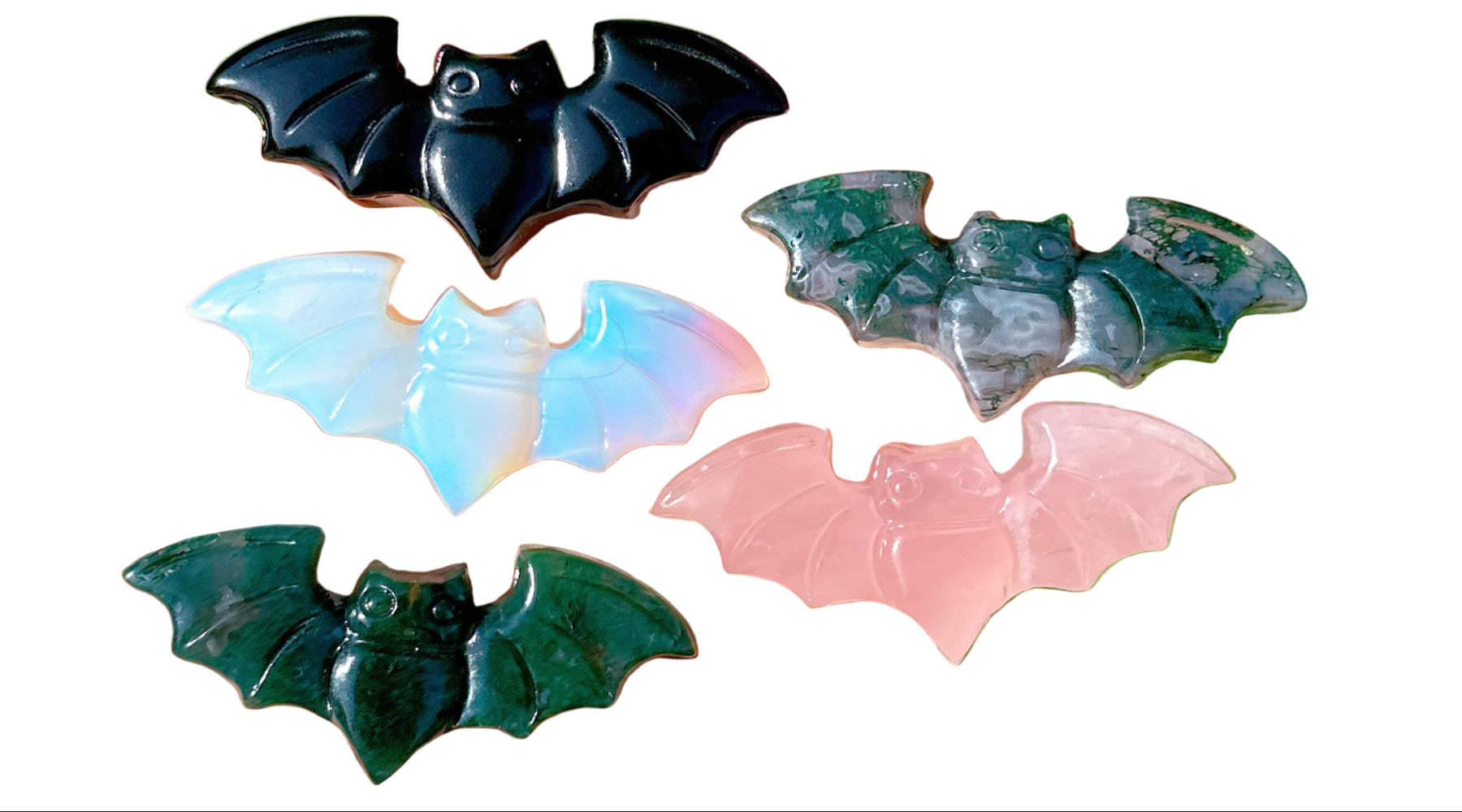 Crystal Bat Carving