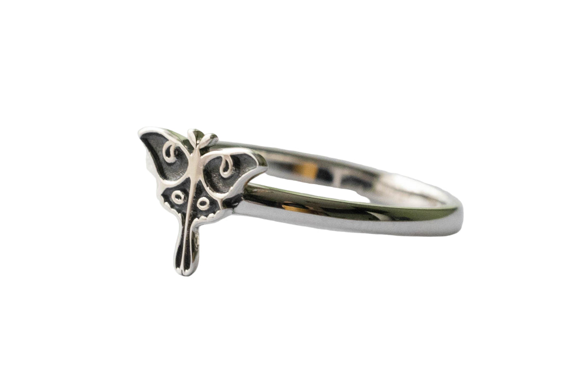 Little Luna Moth Ring