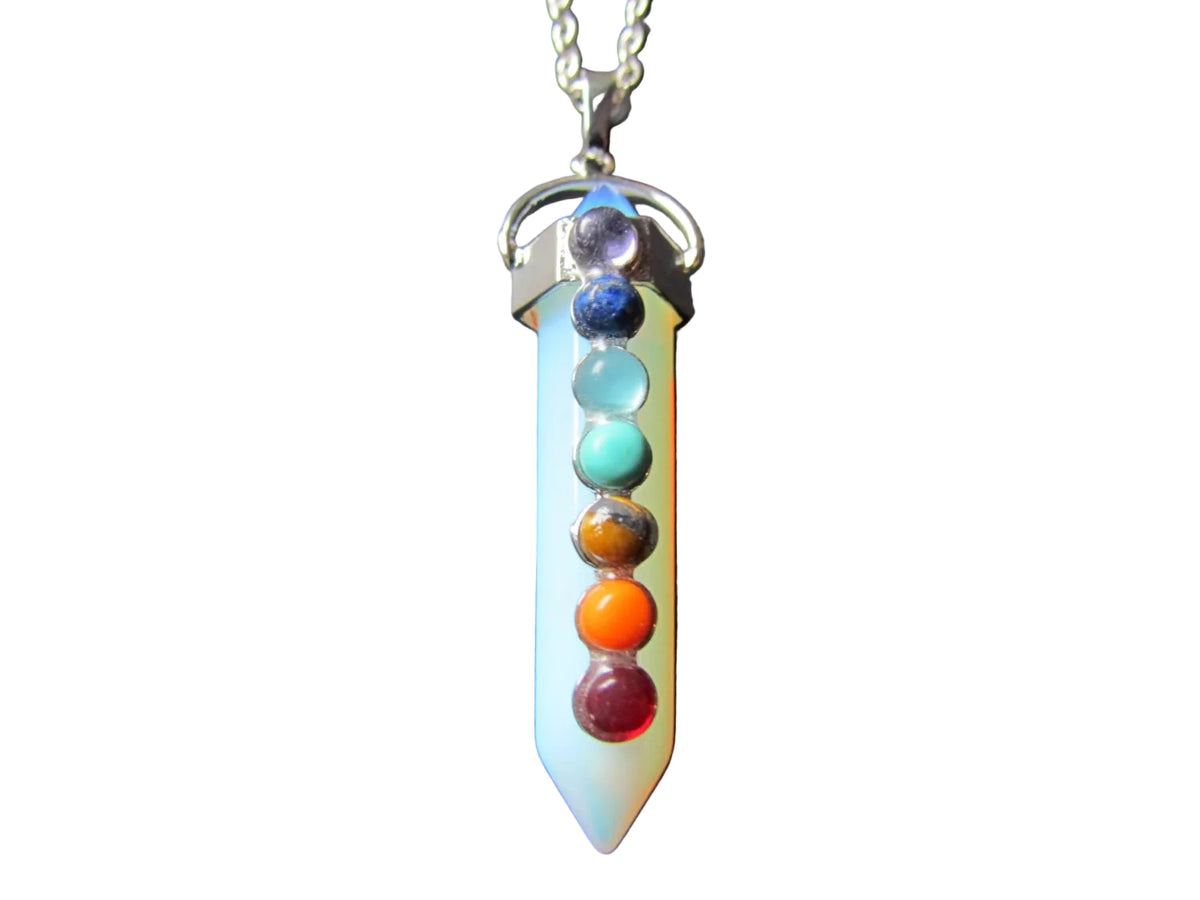 Opalite Chakra Pendant Necklace